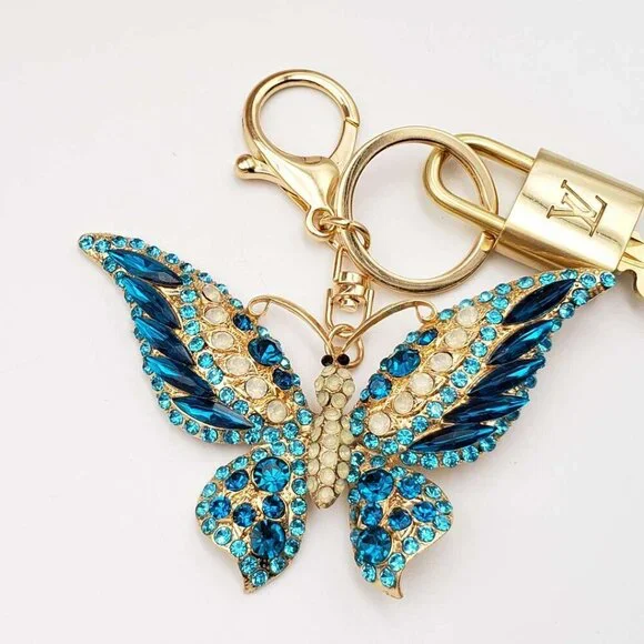 100% Auth Louis Vuitton Lock & Key with unbranded Bagcharm, Keycharm, Keychain - Picture 4 of 6